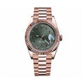 Luxxy — Datejust Rose & Olive Green Arabic Dial