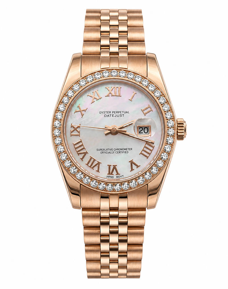 Luxxy — Datejust Pink Dial Femme