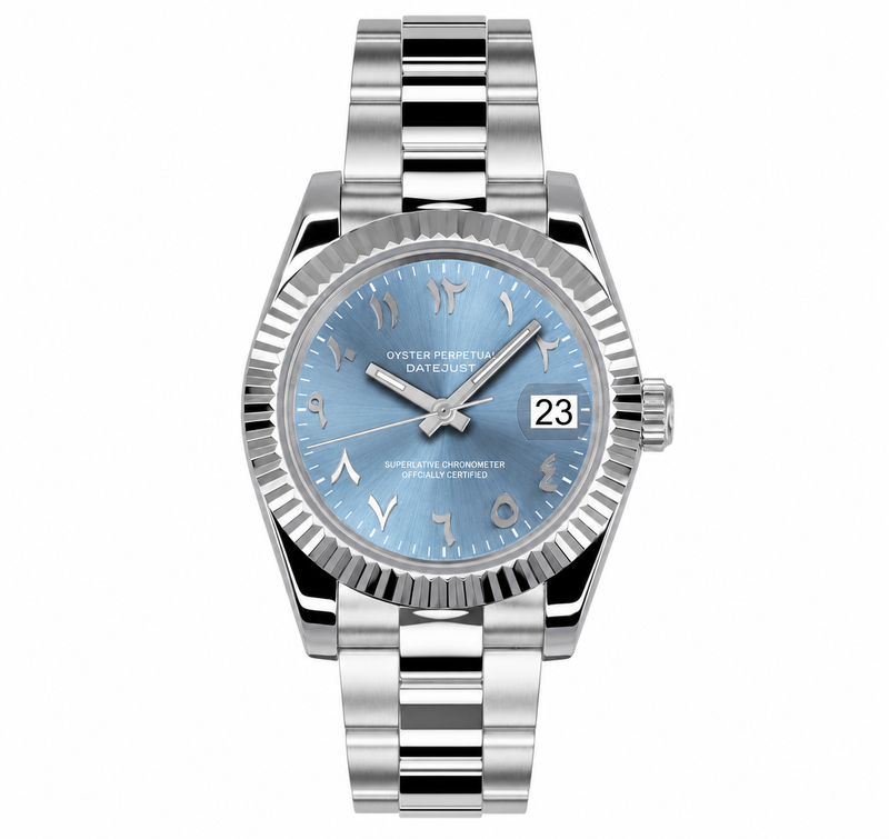 Luxxy — Datejust Pink Arabic Dial