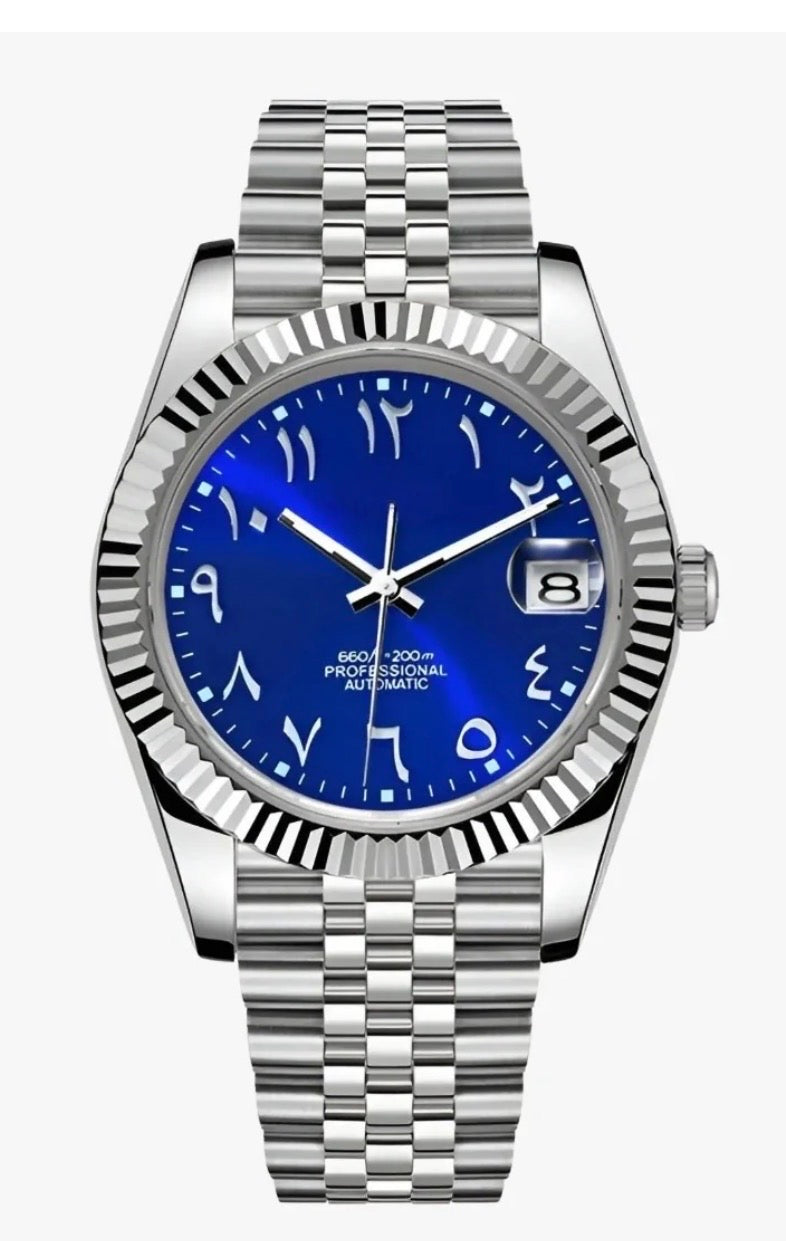 Luxxy — Datejust Blue Arabic Dial
