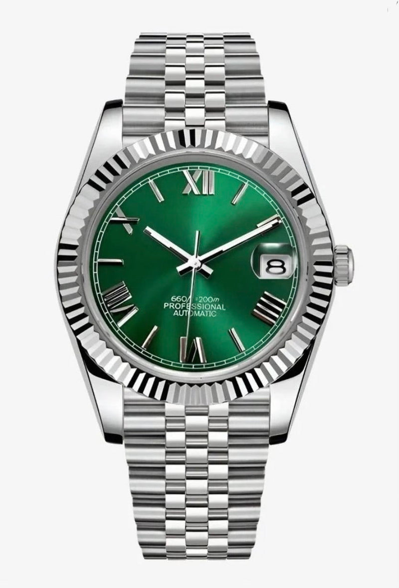 Luxxy — Datejust Green Roman Dial