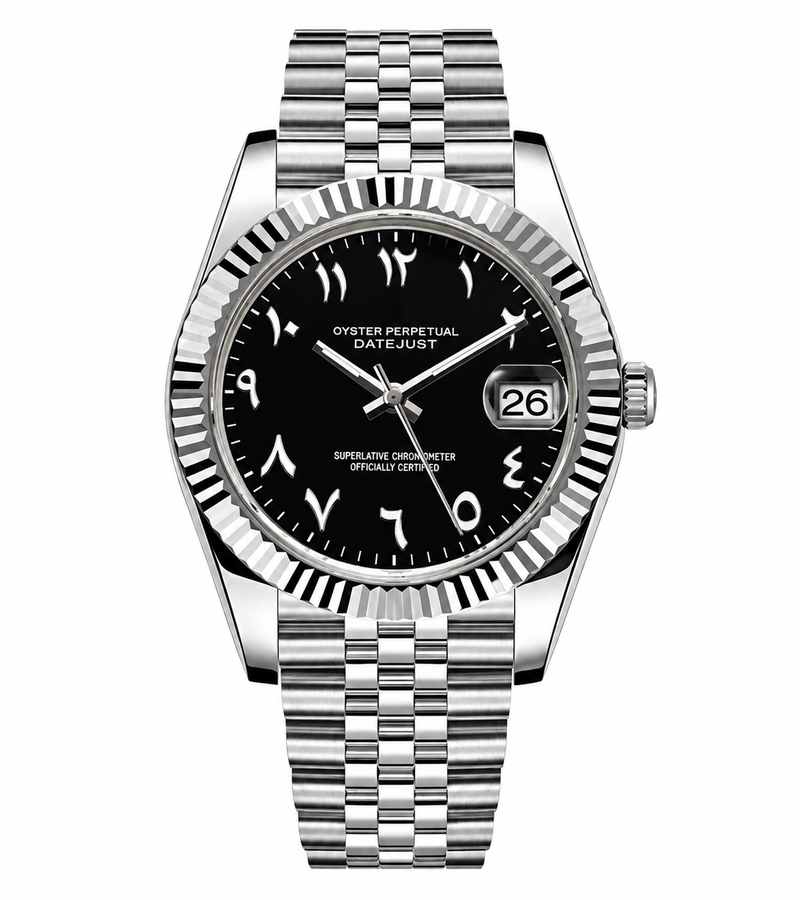 Luxxy — Datejust Black Arabic