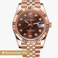 Datejust Chocolate Brown & Rose Gold