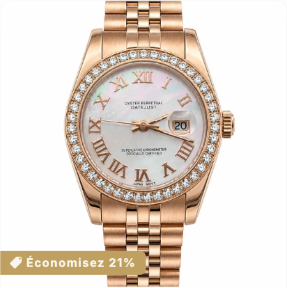 Datejust Mother of Pearl & Rose Gold