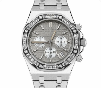 Luxxy — Royal Oak Grey Diamond Bezel