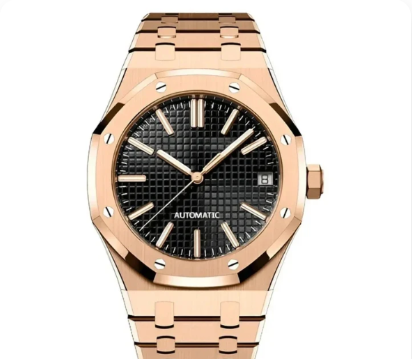 Luxxy — Royal Oak Rose Gold & Black