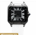 Santos Black & White Strap