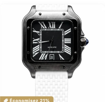 Santos Black & White Strap